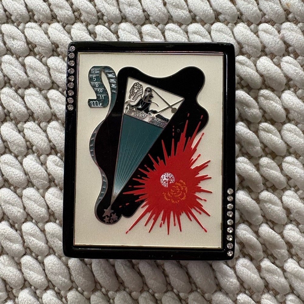Estée Lauder‎ Collectible Powder Compact Art Deco Erte Zodiac SCORPIO